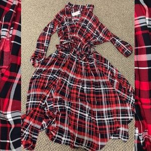 Never been worn plaid dress.